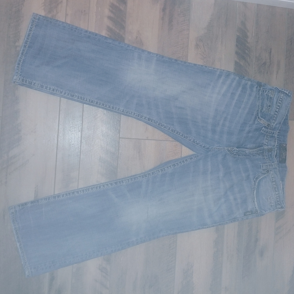 Mens Silver Jeans